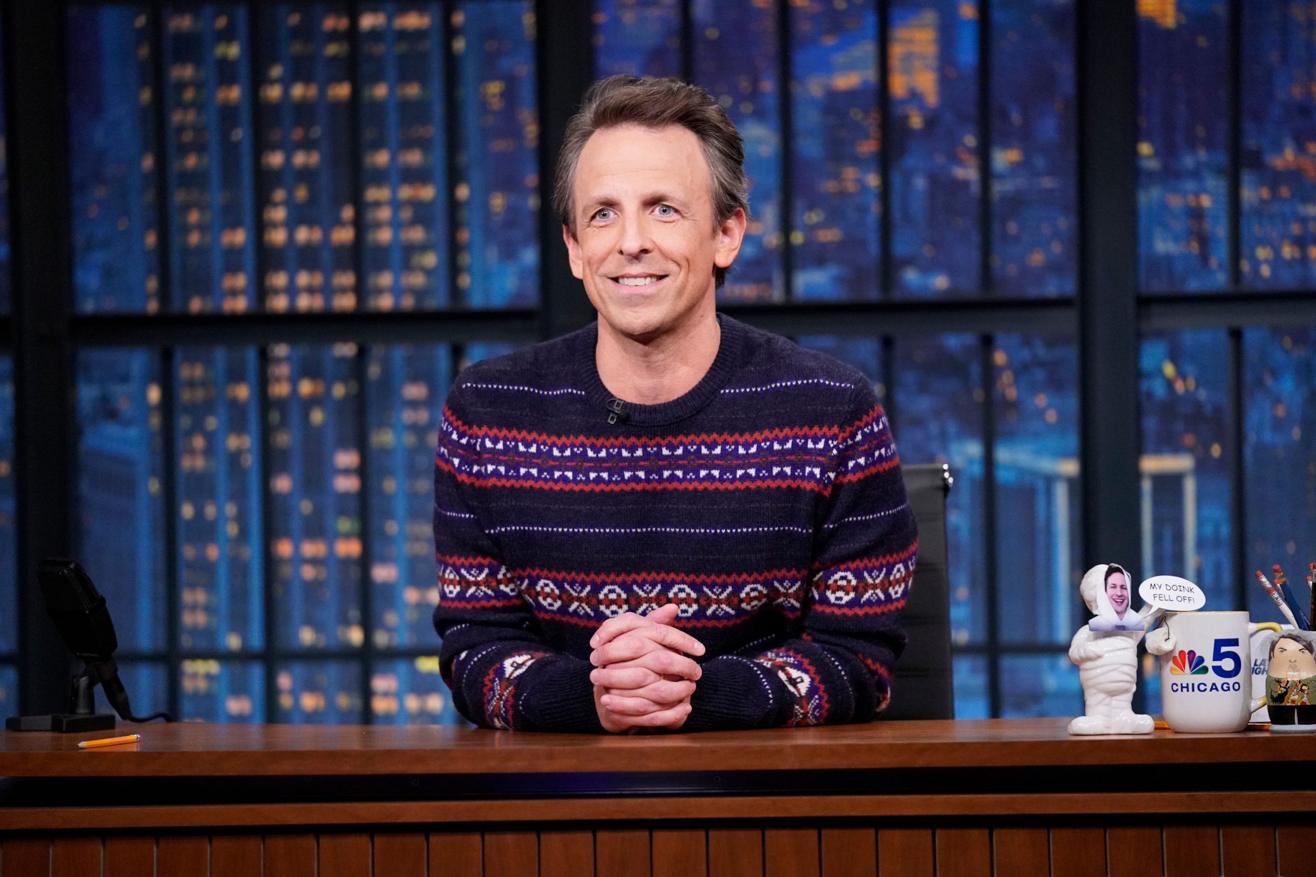 ‘Late Night’ host Seth Meyers contracts COVID-19, TV show scrapped this week