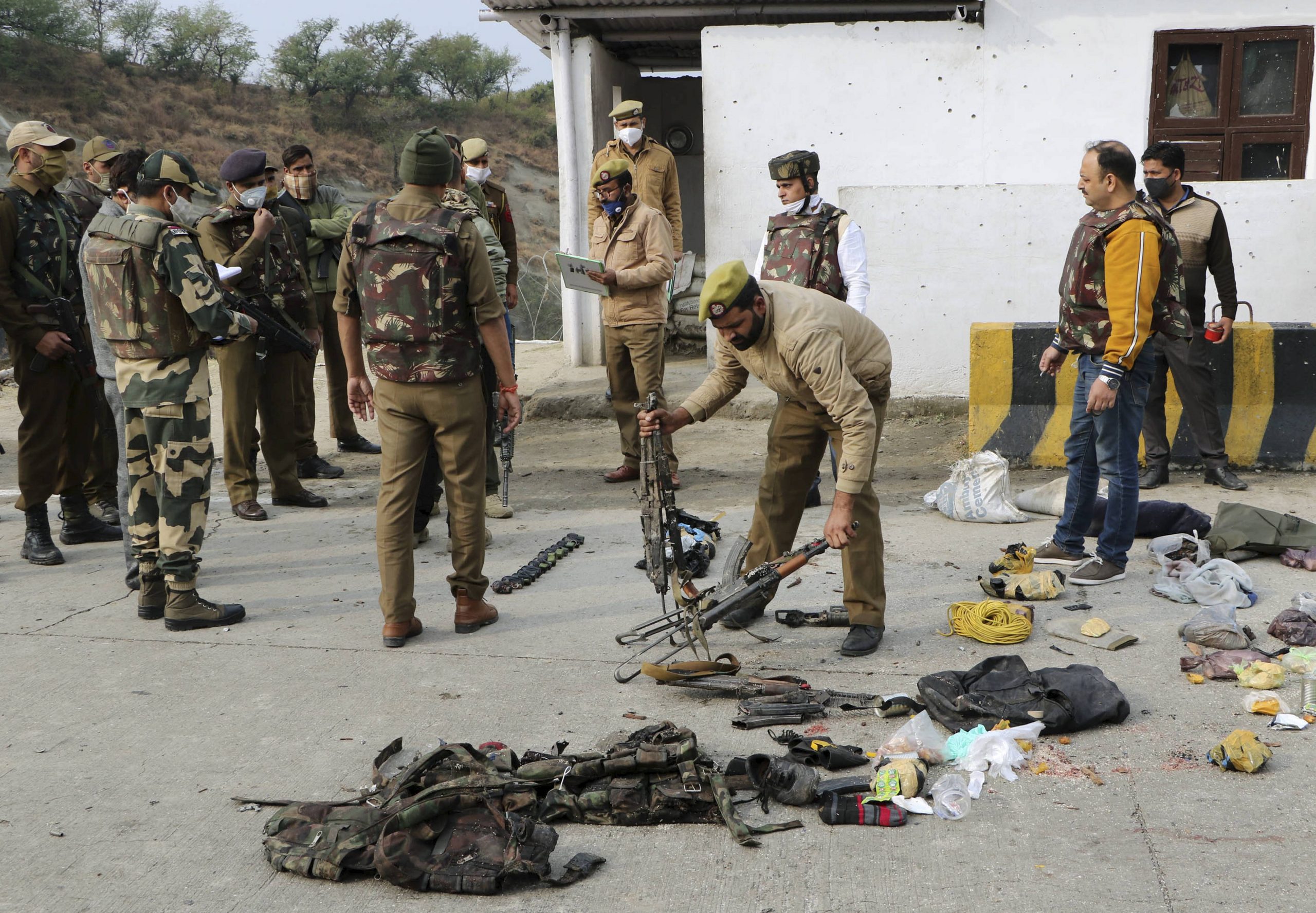 Three militants, police personnel killed in separate encounters in Jammu and Kashmir