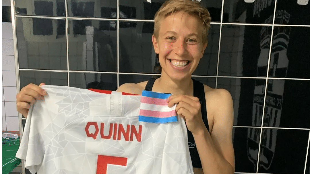 Soccer star Quinn ‘feels proud’ to be first openly transgender at Olympics