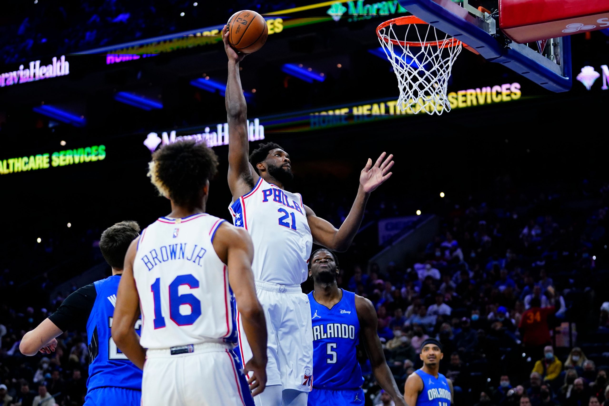 NBA: Embiid ties career high with 50 points, 76ers beat Magic