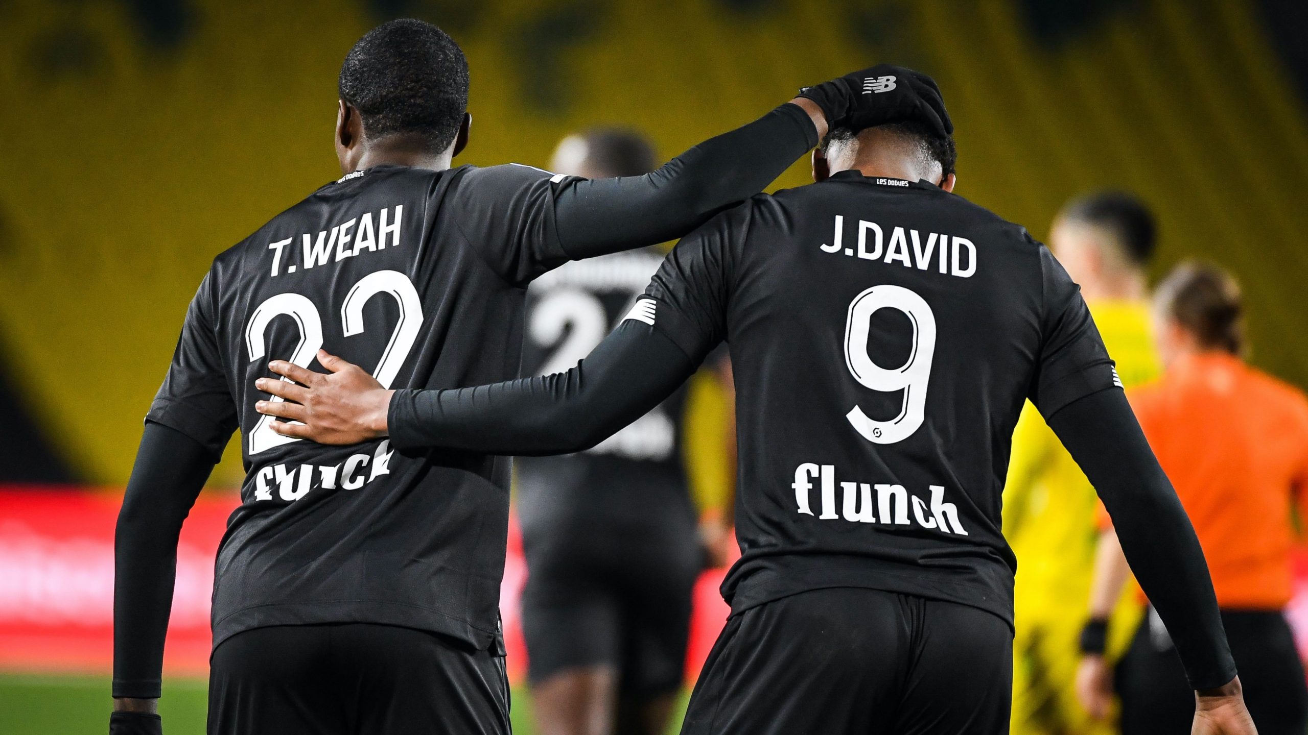 Jonathan David’s brace takes Lille top of Ligue 1