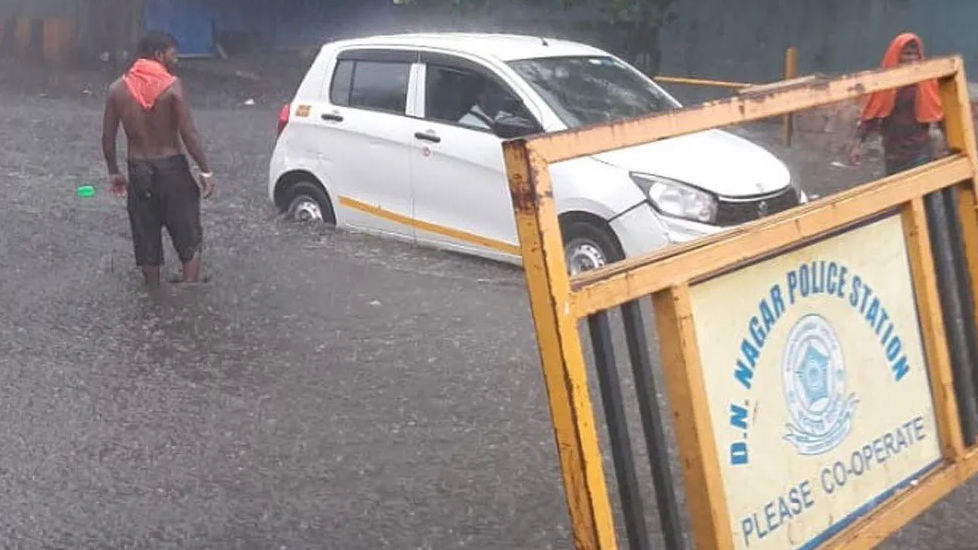 Mumbai’s first monsoon rain causes waterlogging, jams, disrupts trains