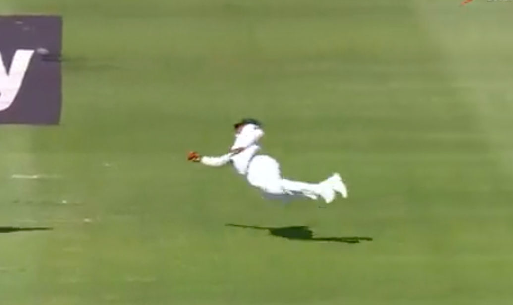 Watch | Keegan Petersens one-handed stunner to remove Pujara in 3rd Test