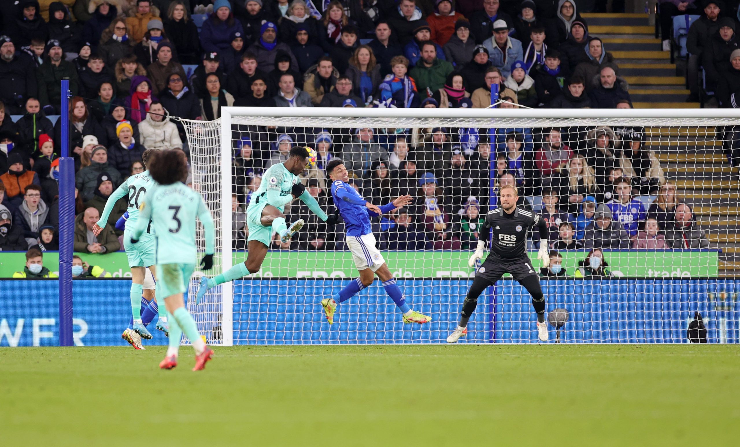 PL: Danny Welbeck’s late goal earns Brighton 1-1 draw vs Leicester City