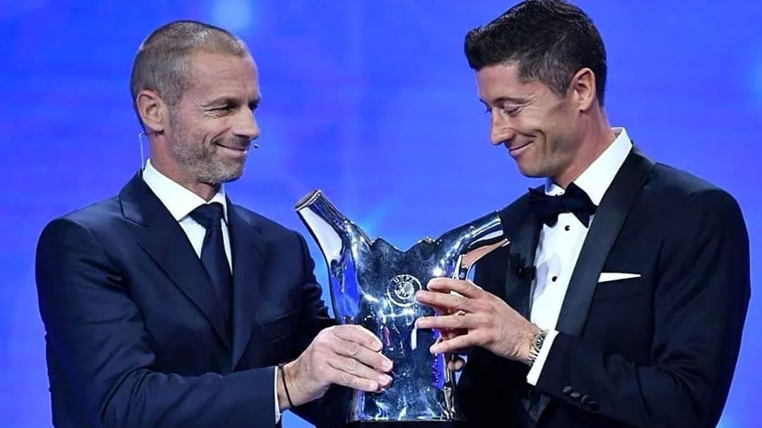 ‘No Ballon d’Or, no problem’, Robert Lewandowski named UEFA men’s player of the year