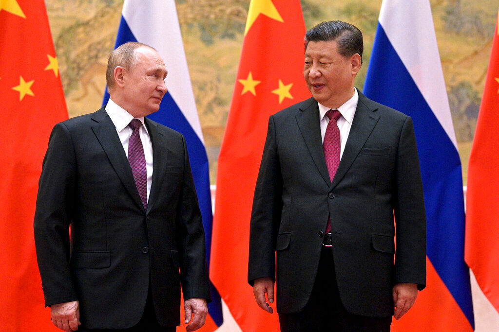 Russia seeking military aid from China, claims US