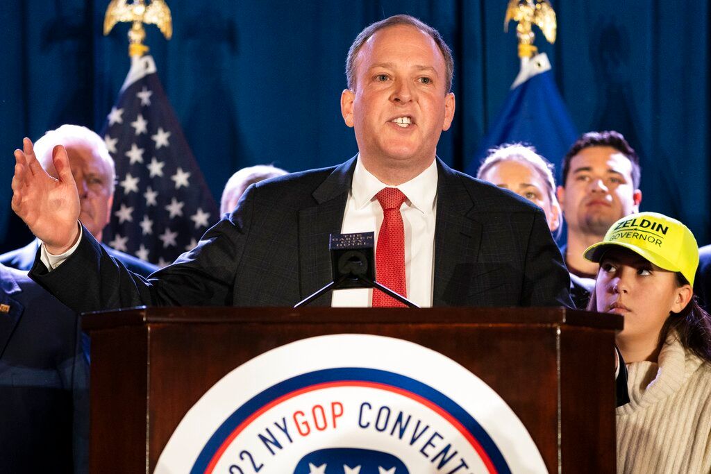 Lee Zeldin, GOP nominee for NY governor, assaulted at rally