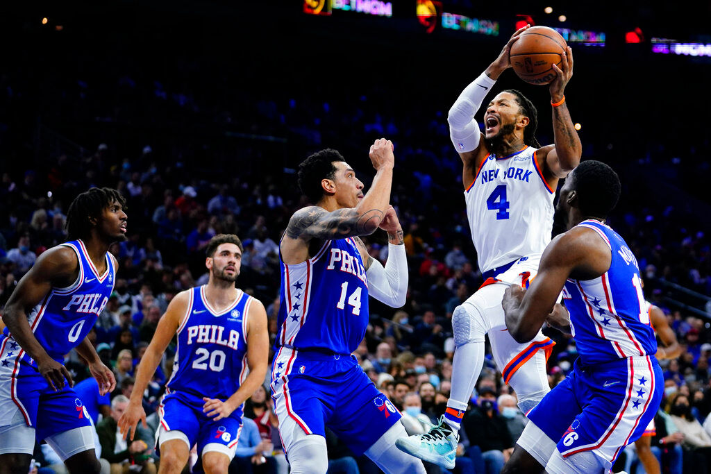 NBA: Julius Randle leads New York Knicks past short-handed Philadelphia 76ers, 103-96