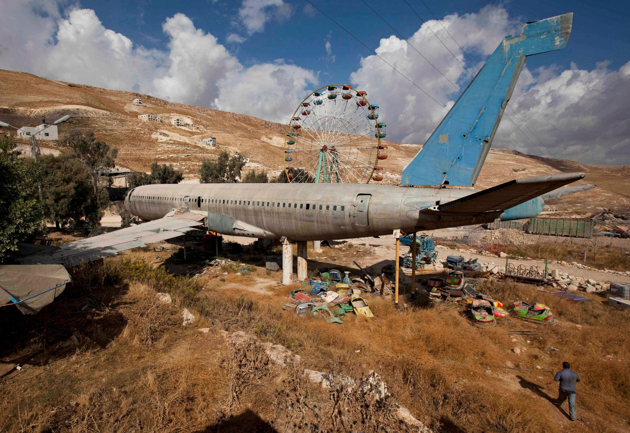 In pics: West Bank gets its first airport experience in an old plane-turned cafe