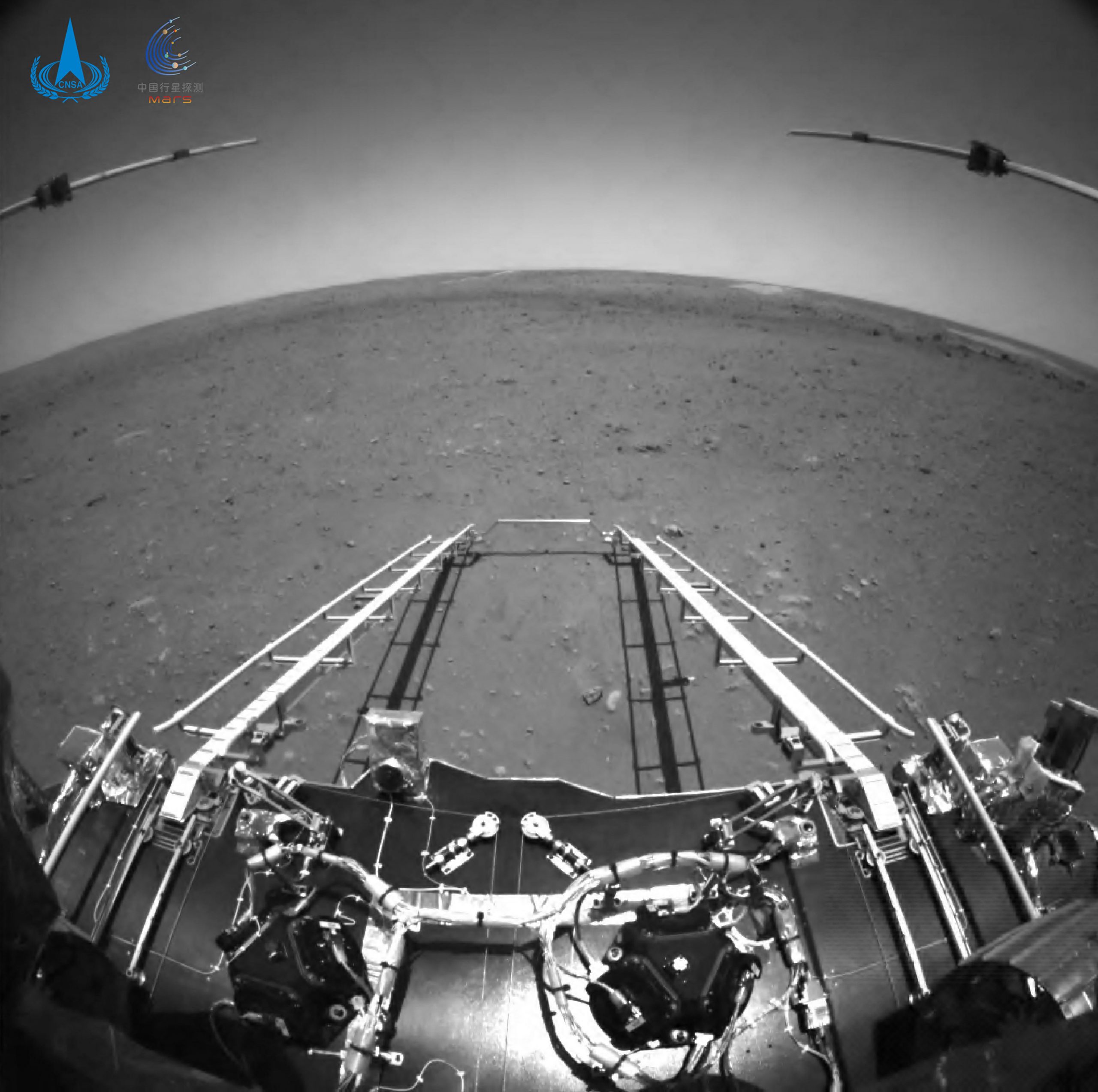 China’s Mars rover explores northern lava plain on the Red Planet