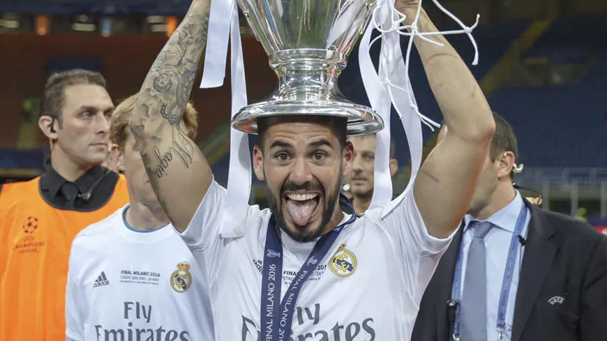UCL: Real Madrid start with Isco back in lineup against Atalanta in the last 16