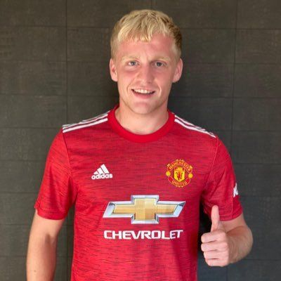 English football club Manchester United announces signing of Donny van de Beek