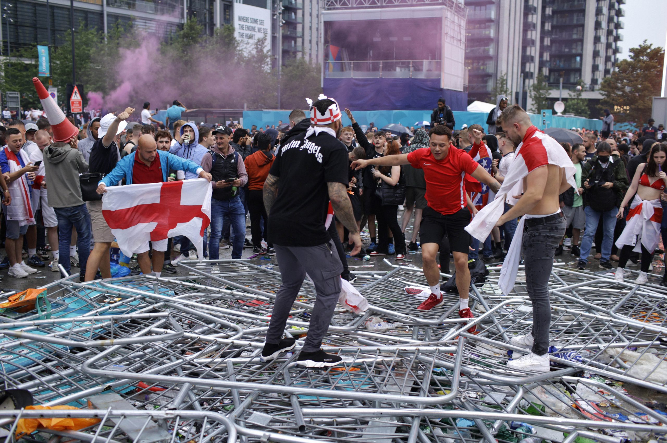 Euro 2020 final mayhem: Police release images of 10 men sought for violence