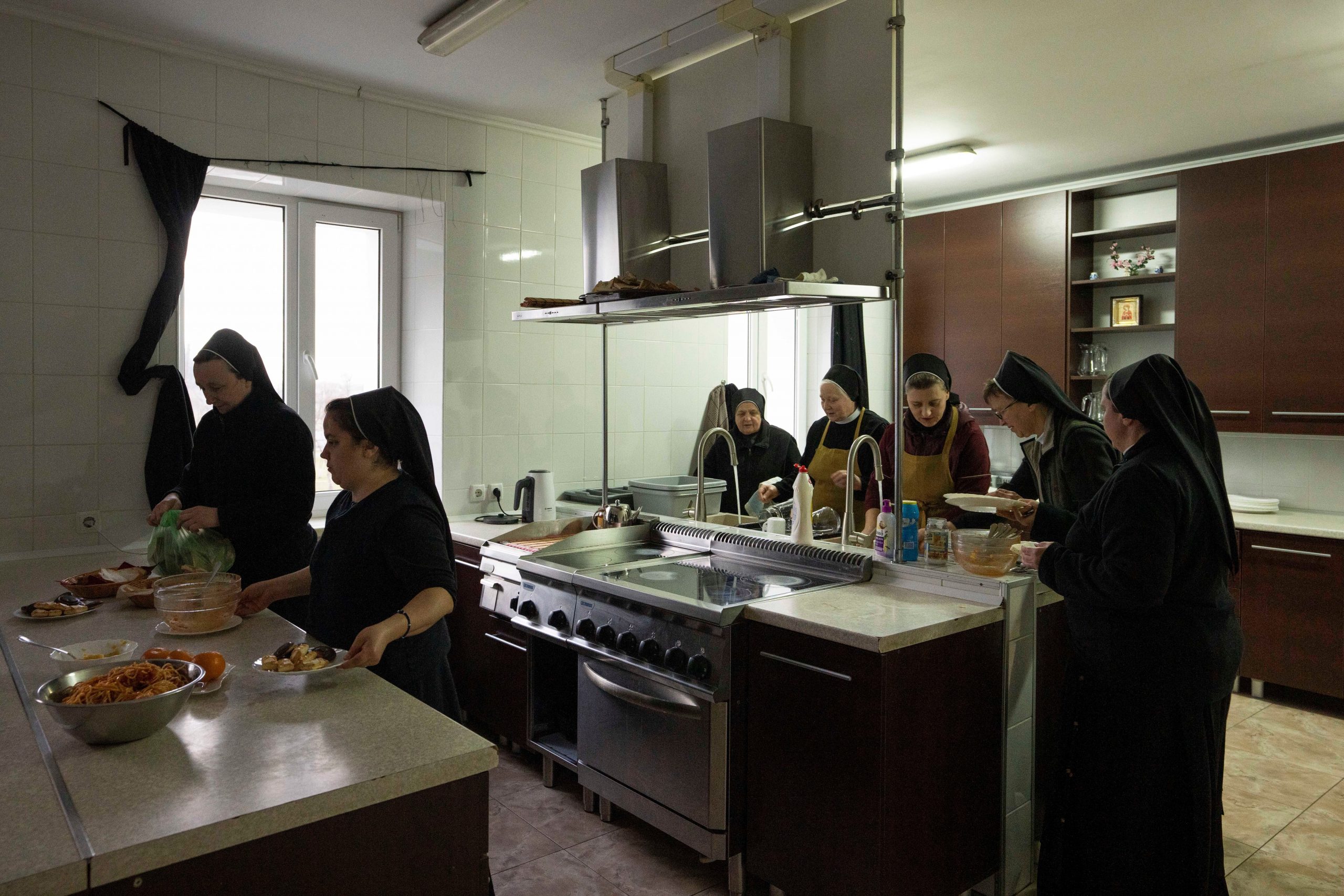 Ukrainian nuns open their monastery doors, welcome displaced people