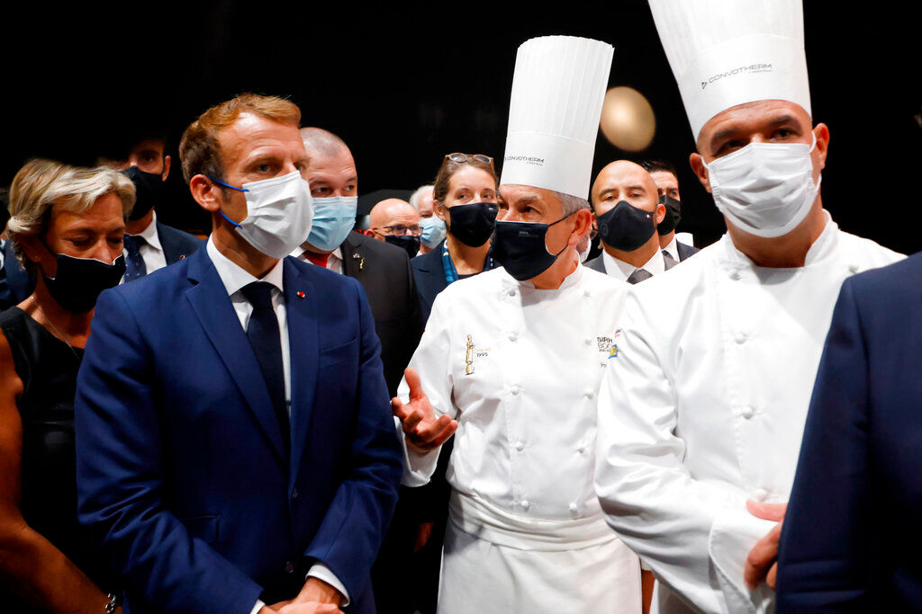 Egg thrown at French President Emmanuel Macron during food fair visit