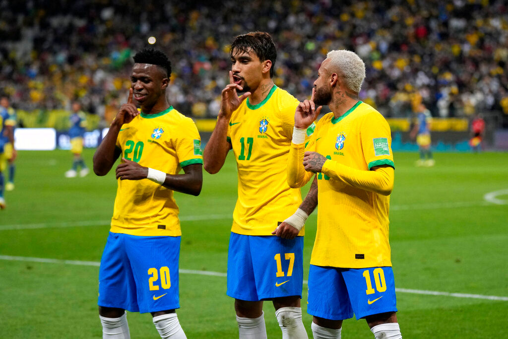Brazil beats Columbia 1-0 to qualify for Qatar World Cup