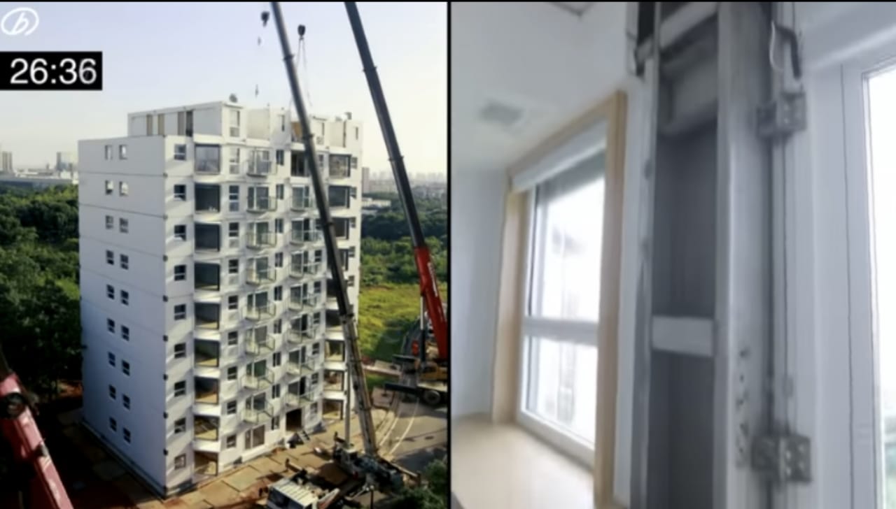 How a 10-storey building was constructed in 28 hours