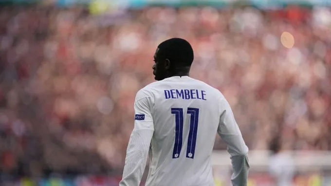 France lose injured Ousmane Dembele for the rest of Euro 2020