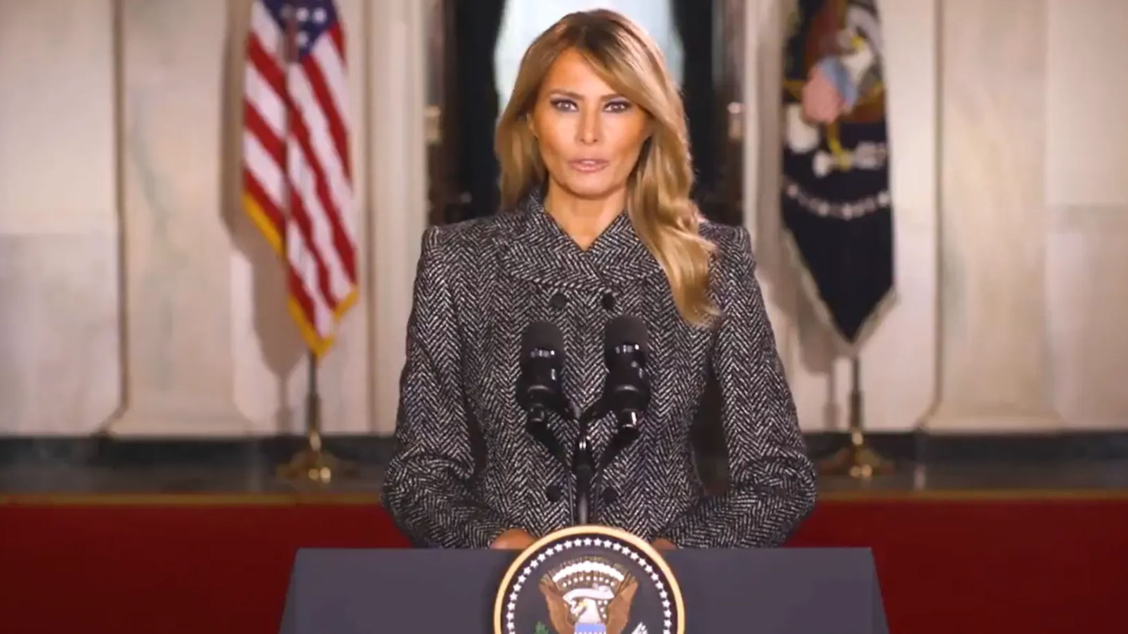 ‘Passion is everything… but violence is never the answer’: Melania Trump in her farewell speech