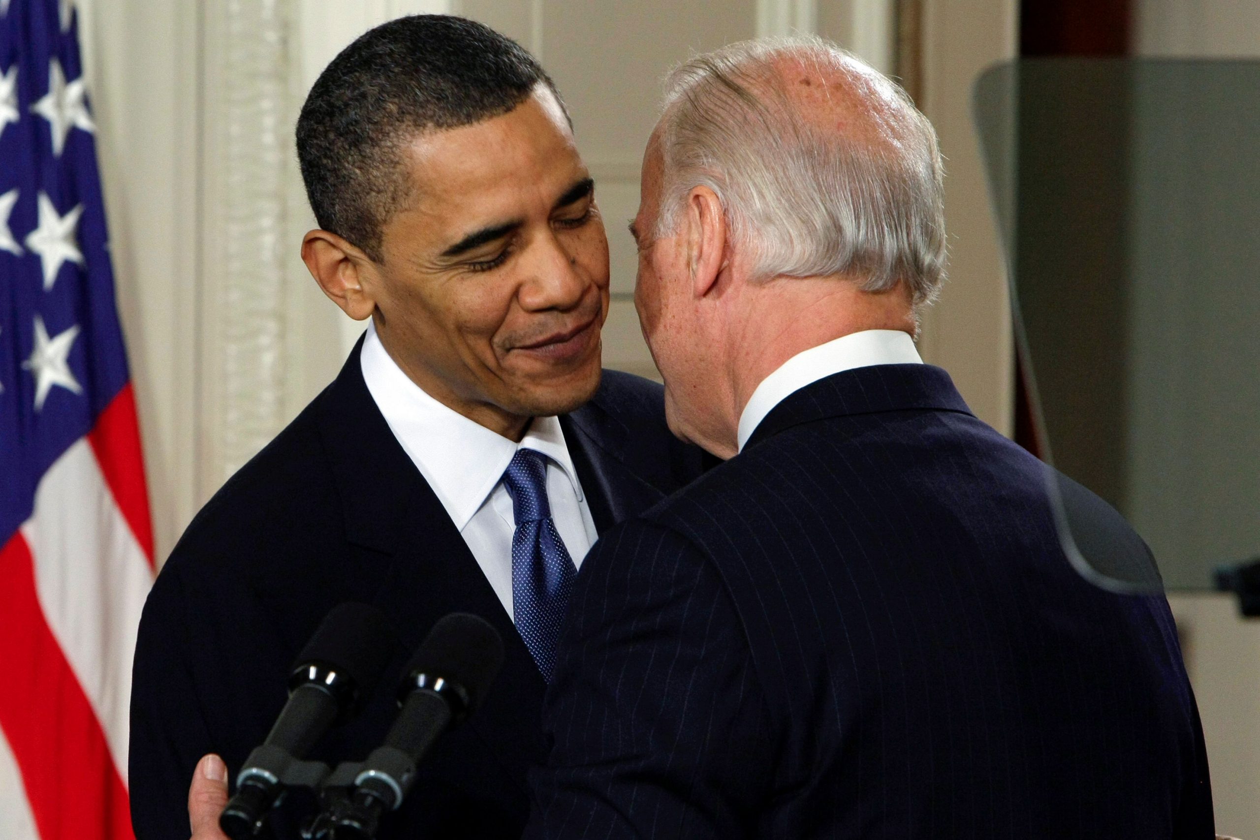 Biden-Obama meeting: White House reunion to celebrate health law