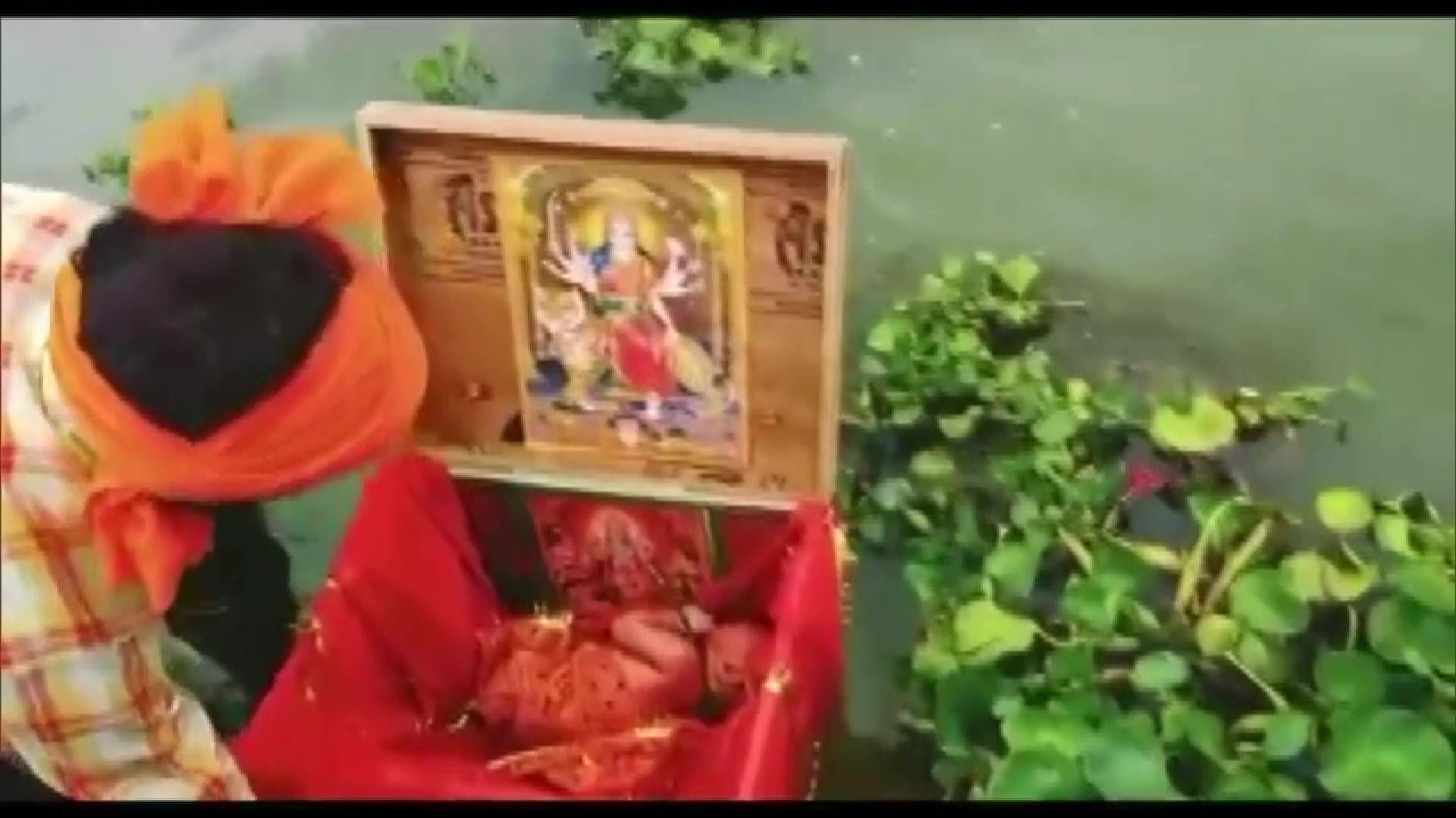 1-month-old ‘Ganga’ found floating in a box in Ganga