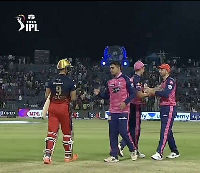 Harshal Patel refuses to shake hands with Parag after on-field spat | Watch