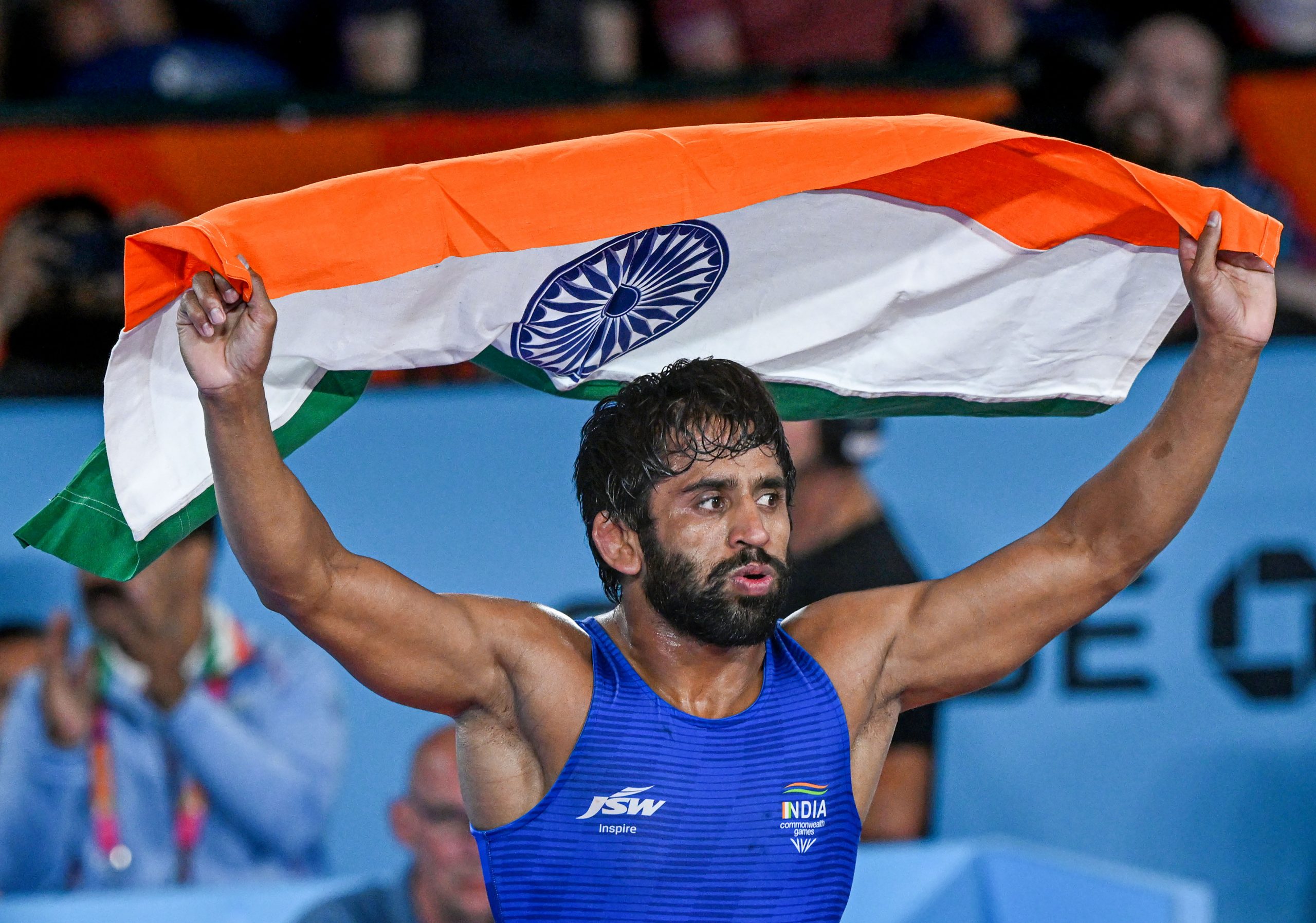 Watch: Bajrang Punia claims Indias first wrestling gold medal at CWG 2022