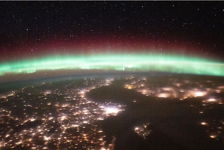 ‘Magical sky’: NASA shares picture of aurora above Earth’s horizon