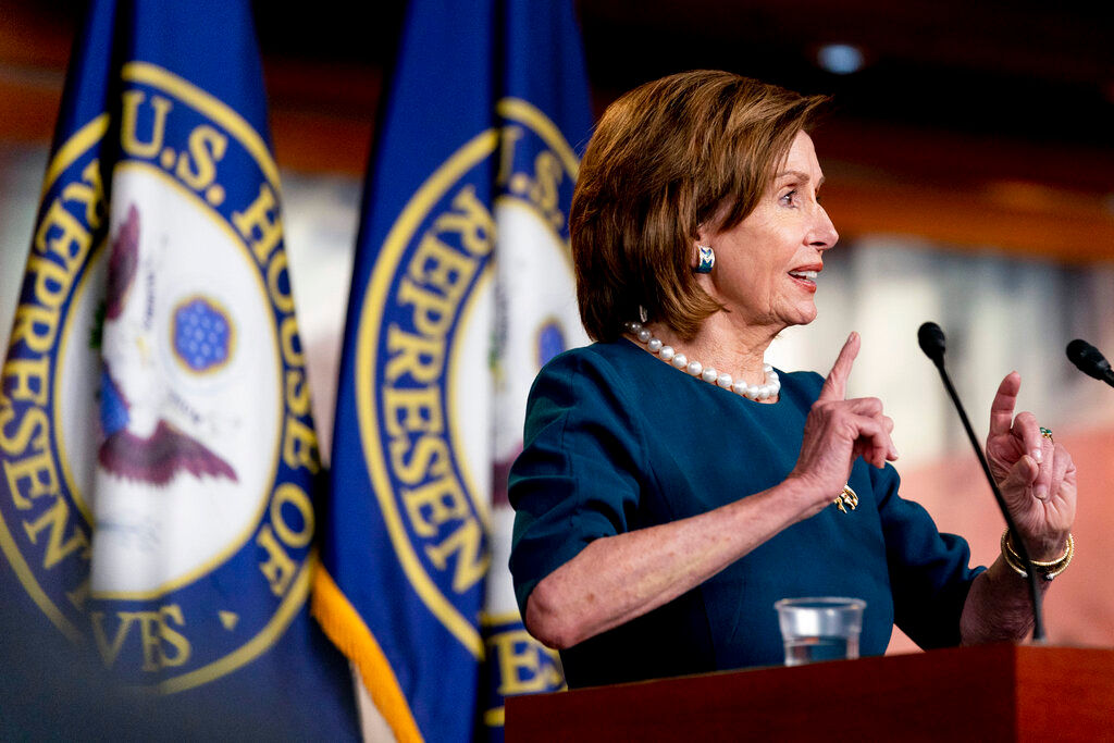 House Speaker Nancy Pelosi says “We’re not going in” as Putin invades Ukraine