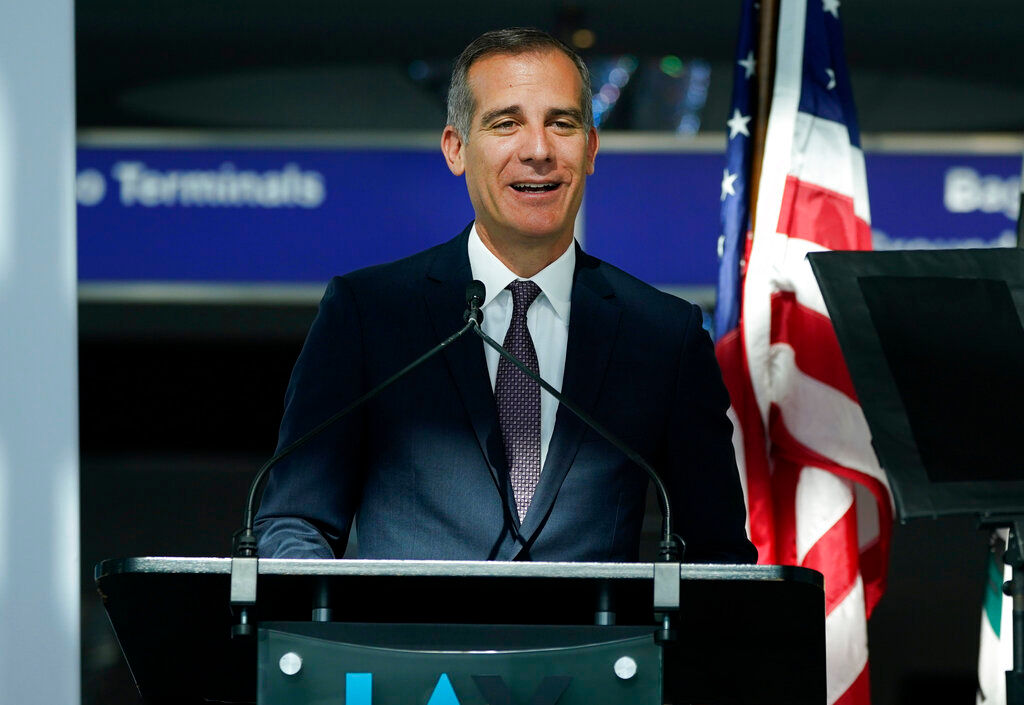 Los Angeles mayor Eric Garcetti tests positive for COVID 19 at climate summit