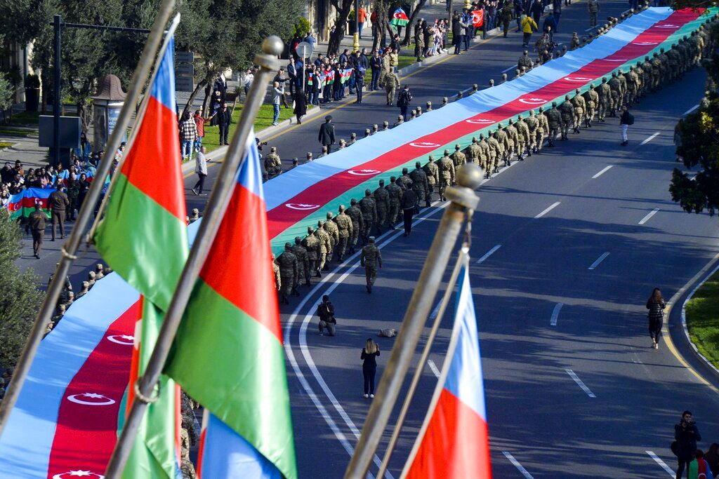 Nagorno-Karabakh anniversary: Azerbaijan celebrates, Armenia protests