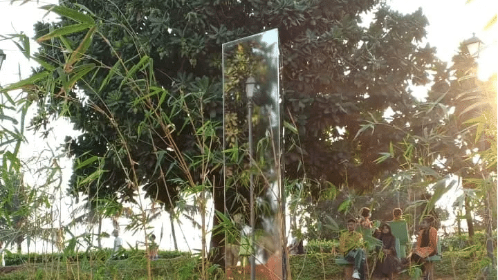 Another monolith appears in India, this time at a park in Mumbai