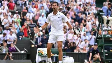 Novak Djokovic one win away from historic Wimbledon title