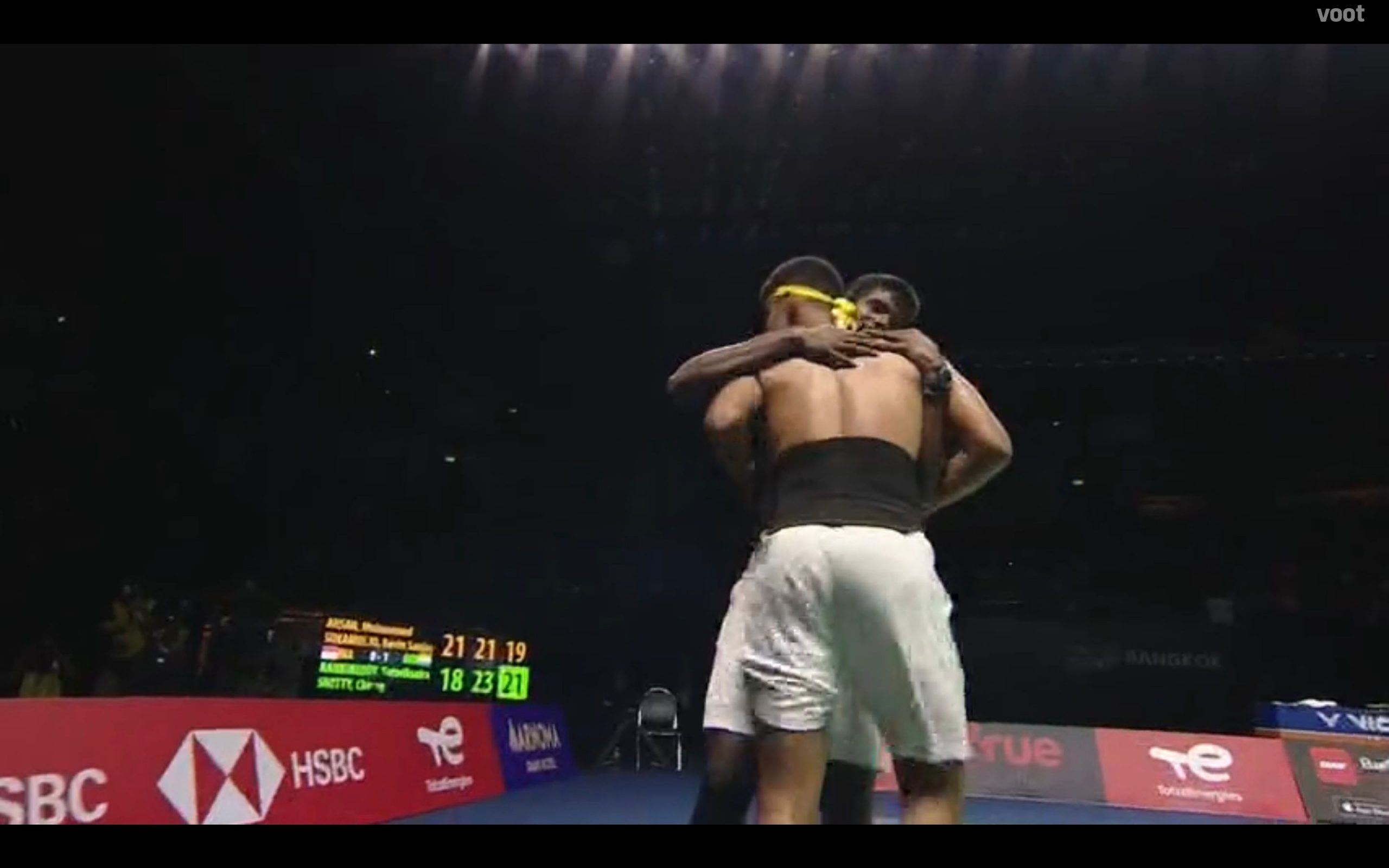 Watch: Chirag Shetty goes shirtless in celebration as India win Thomas Cup gold