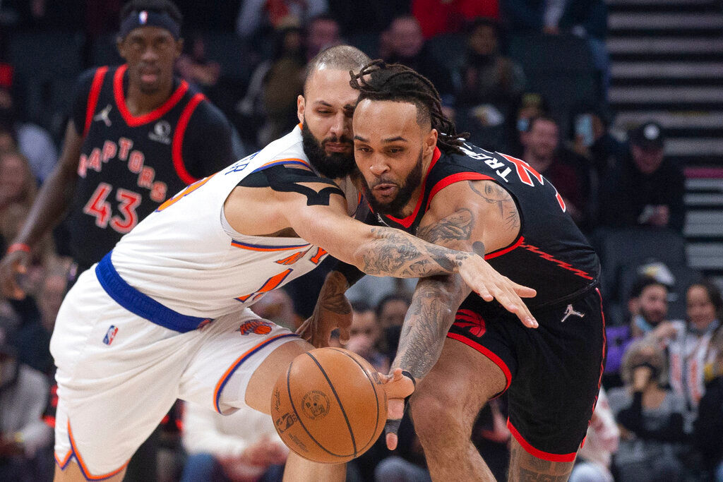 NBA: Gary Trent Jr. scores 24, Toronto Raptors beat struggling New York Knicks 90-87