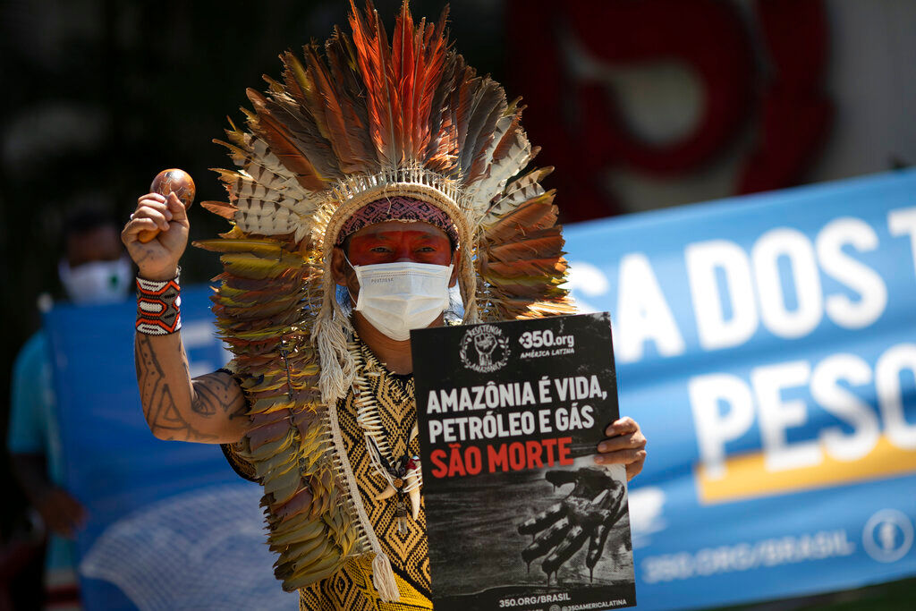 Indigenous leader appeals to Emmanuel Macron: Save the Amazon