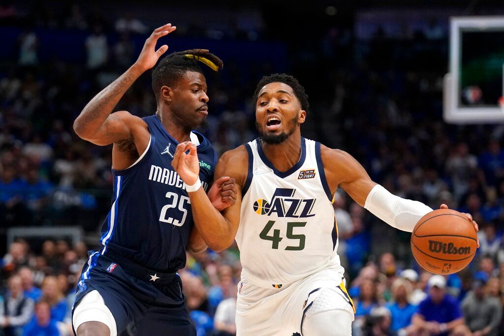 NBA: Mitchell, Jazz win opener 99-93 as Mavericks play without Doncic