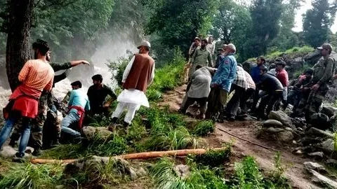 Video: Second cloudburst hits J&K in less than 12 hours, no casualties