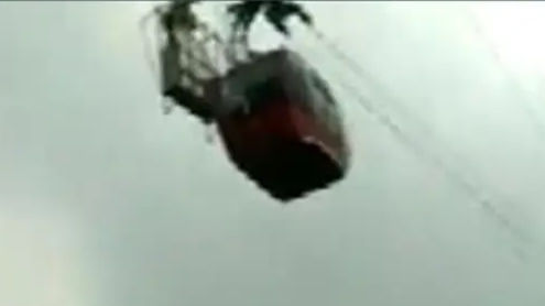 Watch: Cable car with tourists stuck mid-air at Parwanoo Timber Trail in Himachal