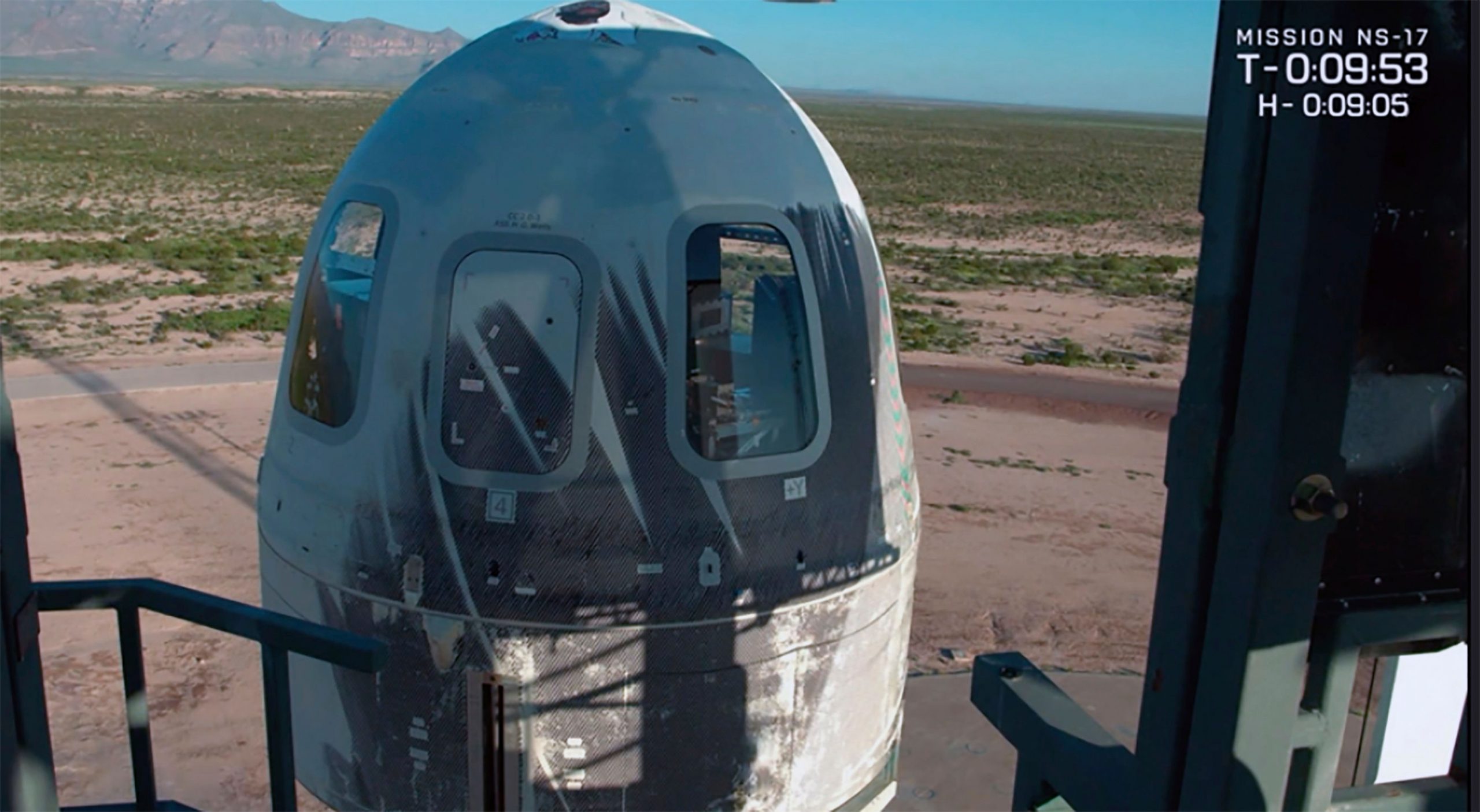 Jeff Bezos’ Blue Origin launches artwork into space in first unmanned test flight