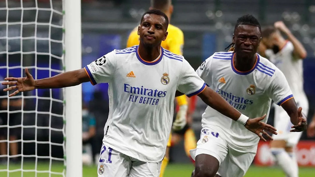 UCL: Rodrygo slots home last-minute winner for Real Madrid against Inter Milan