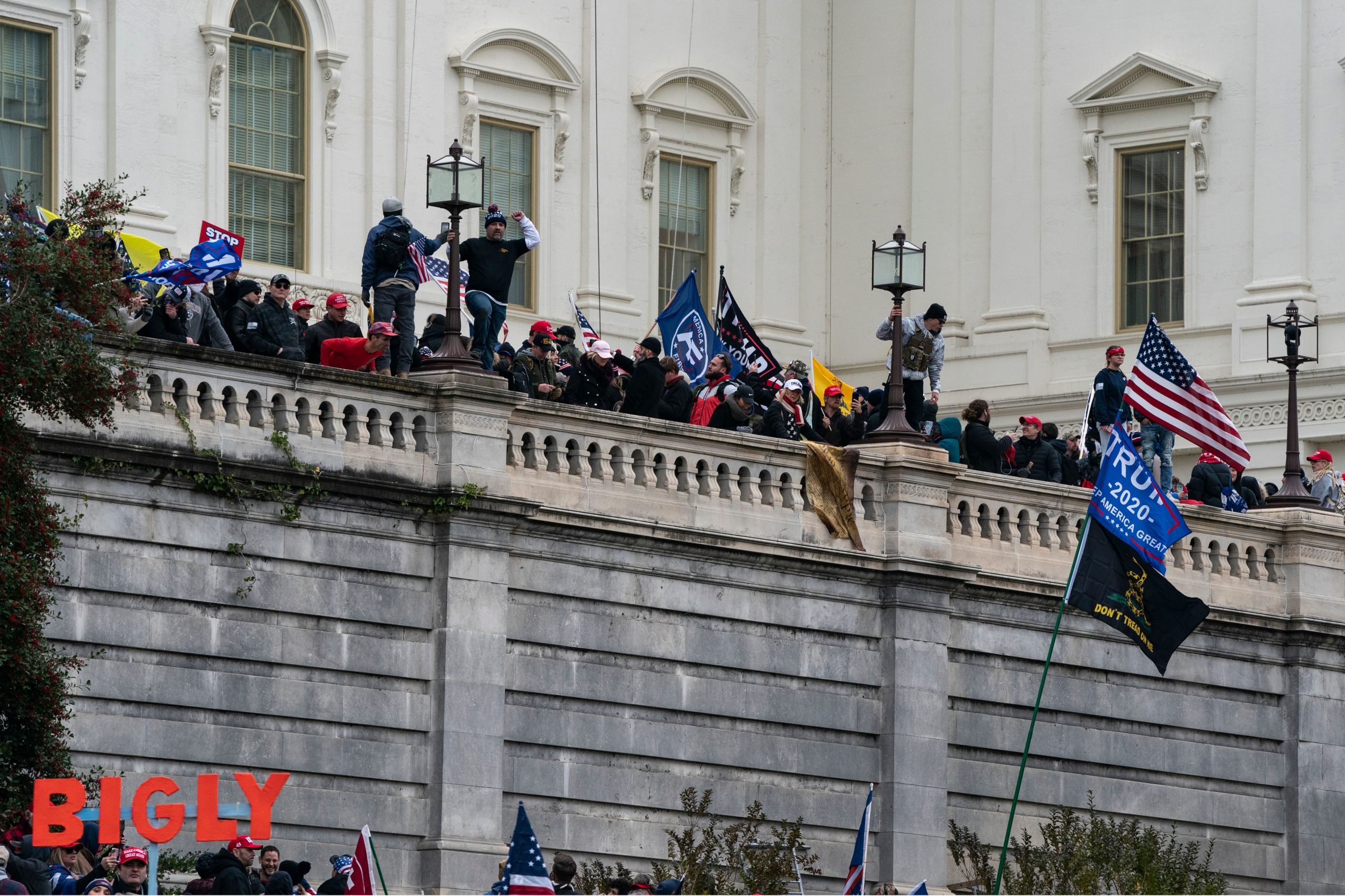 US Capitol riots: Two Donald Trump supporters charged with assault of officer