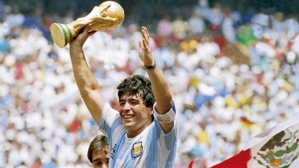 Diego Maradonas Hand of God ball sold for 2 million pounds at an auction
