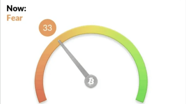 Crypto Fear and Greed Index on November 29, 2021