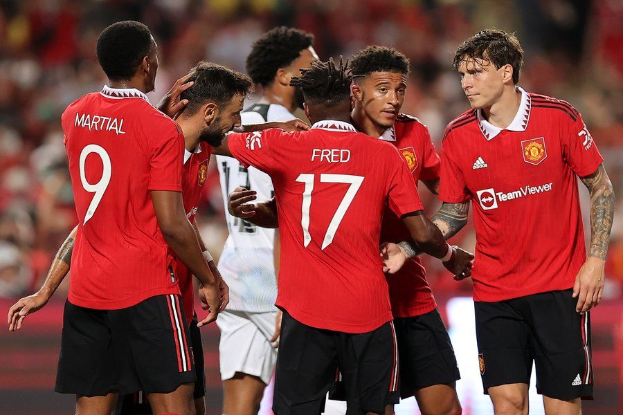 Man United fans excited after Sancho, Martial, Fred score vs Liverpool