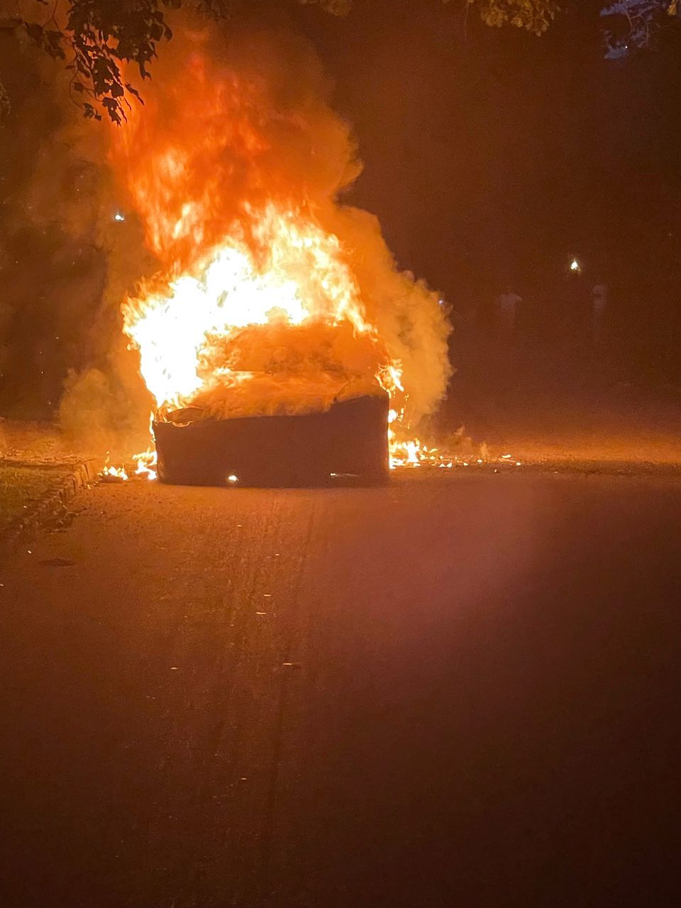Recently-launched Tesla sedan catches fire, traps owner briefly