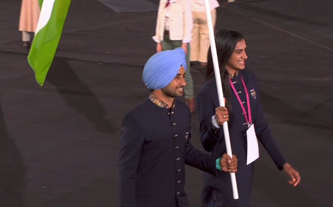 CWG 2022: Watch Indian contingent led by PV Sindhu and Manpreet Singh