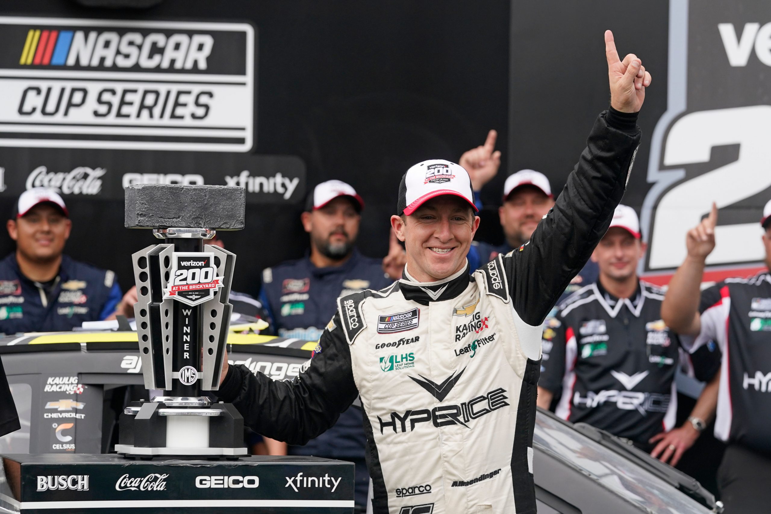 NASCAR: AJ Allmendinger wins the crash-marred Brickyard 200 title