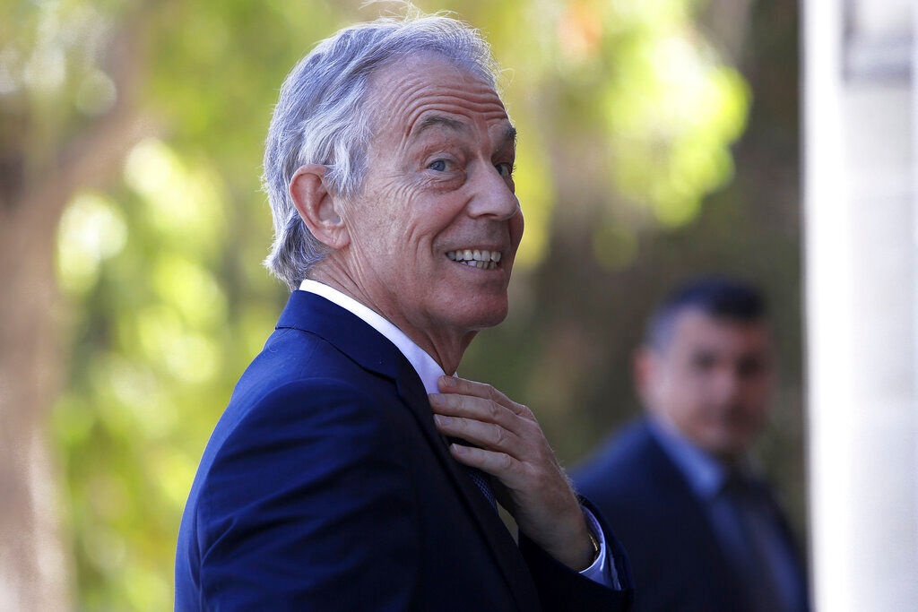 Former British PM Blair becomes ‘Sir Tony’, joins top royal order