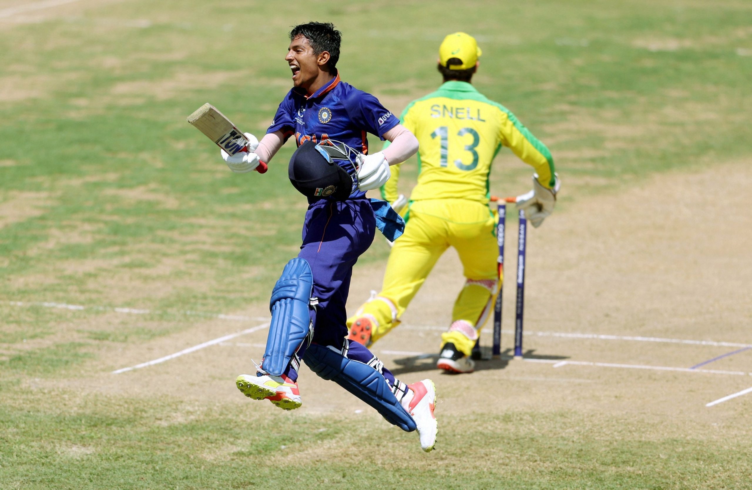 U-19 World Cup: Skipper Yash Dhull’s century helps India eliminate the Aussies